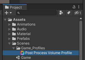 New Post Process in Scenes